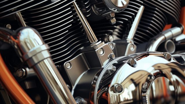 close-up-view-motorcycle-parts