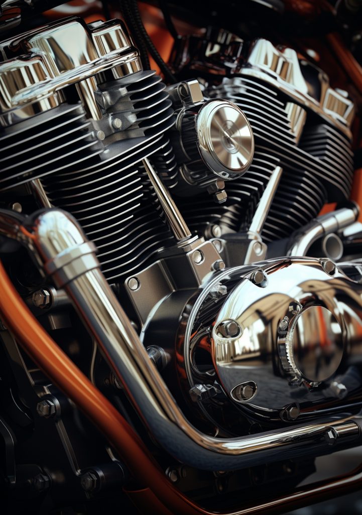 close-up-view-motorcycle-parts